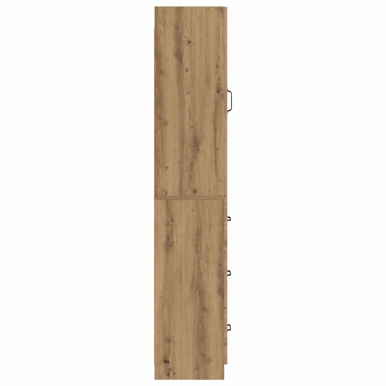 vidaXL Cabinet Set 2 pcs 33 x 34.5 x 87 cm Engineered Wood Artisan Oak 6