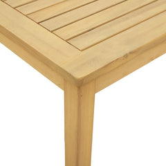 vidaXL Coffee Table Light Acacia 50 x 35 x 36 cm Solid Acacia Wood 5