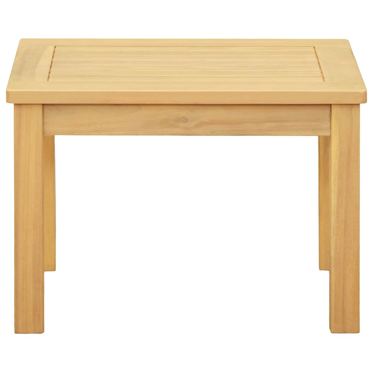 Coffee Table Solid Acacia Wood Light Acacia 50 cm 36 cm 35 cm