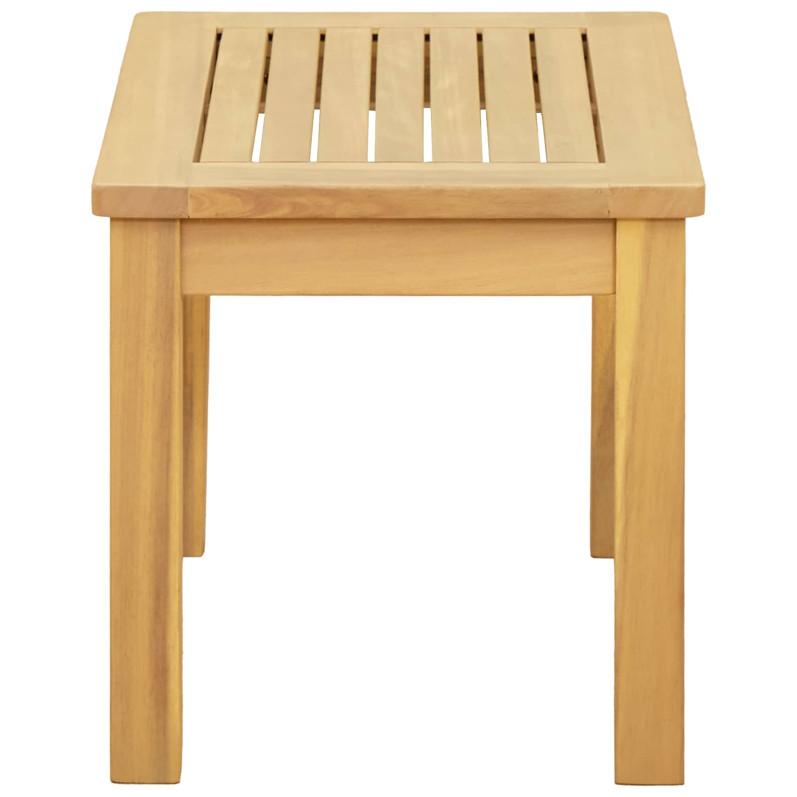 vidaXL Coffee Table Light Acacia 50 x 35 x 36 cm Solid Acacia Wood 3