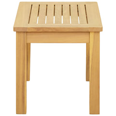 vidaXL Coffee Table Light Acacia 50 x 35 x 36 cm Solid Acacia Wood 3