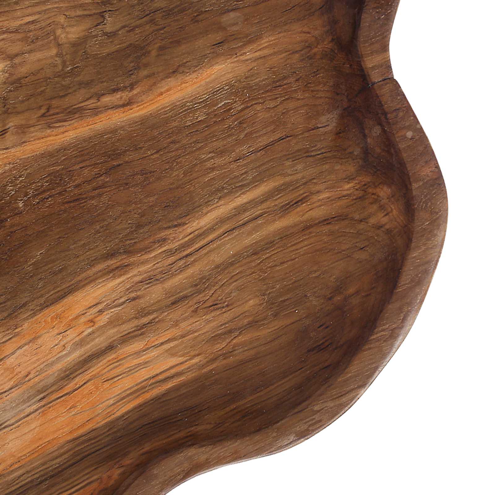 vidaXL Fruit Bowl JEPARA Ø 50 cm Teak Brown Solid Teak Wood 4