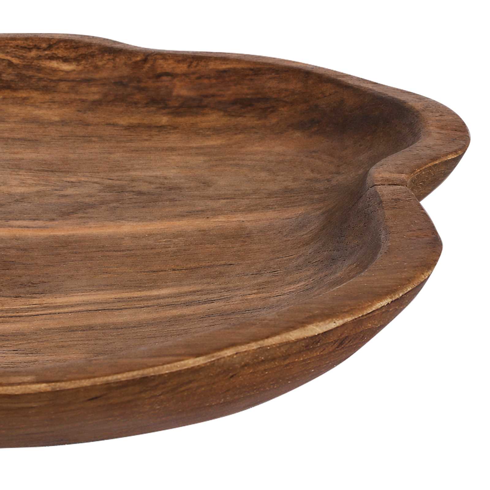 vidaXL Fruit Bowl JEPARA Ø 50 cm Teak Brown Solid Teak Wood 5