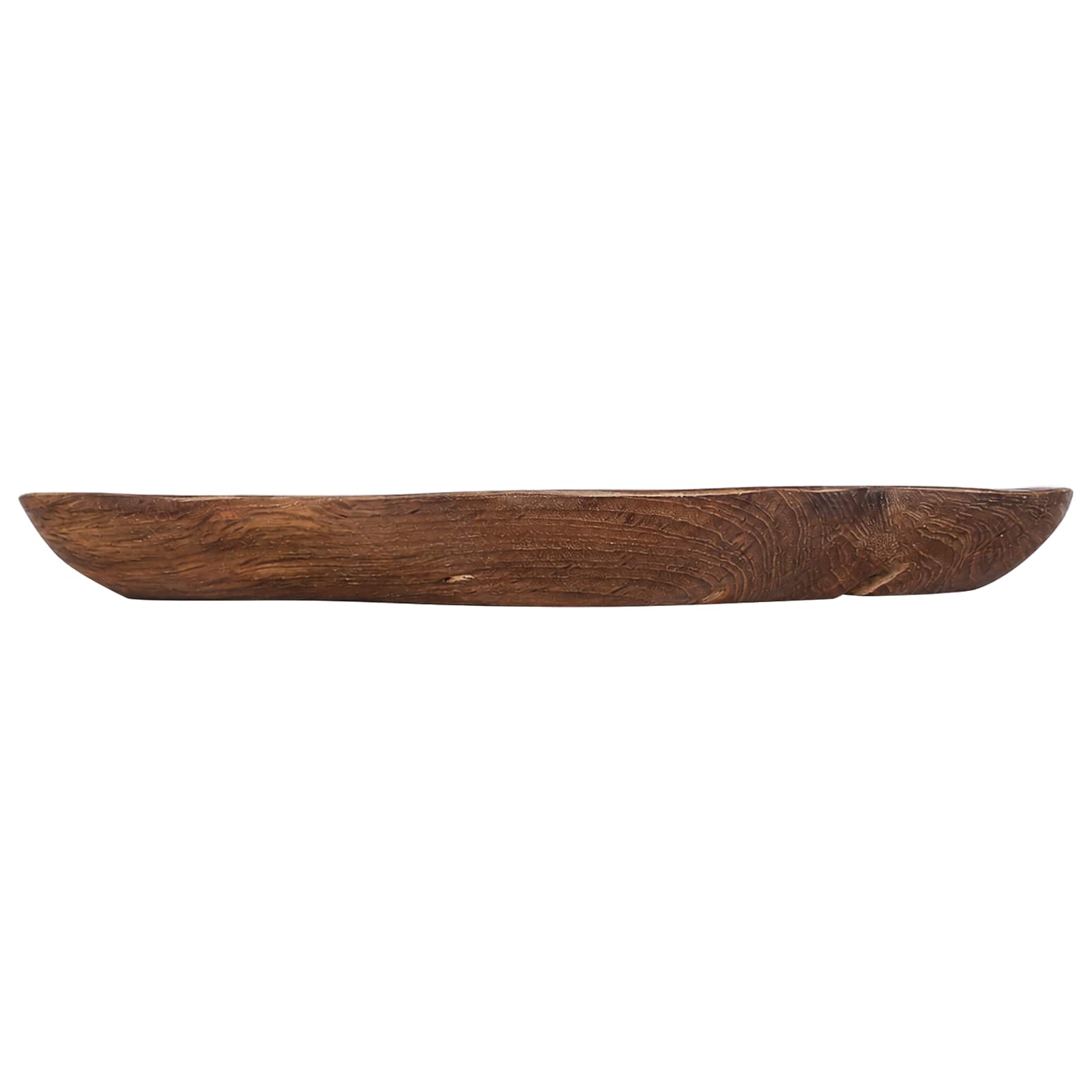 vidaXL Fruit Bowl JEPARA Ø 50 cm Teak Brown Solid Teak Wood 2