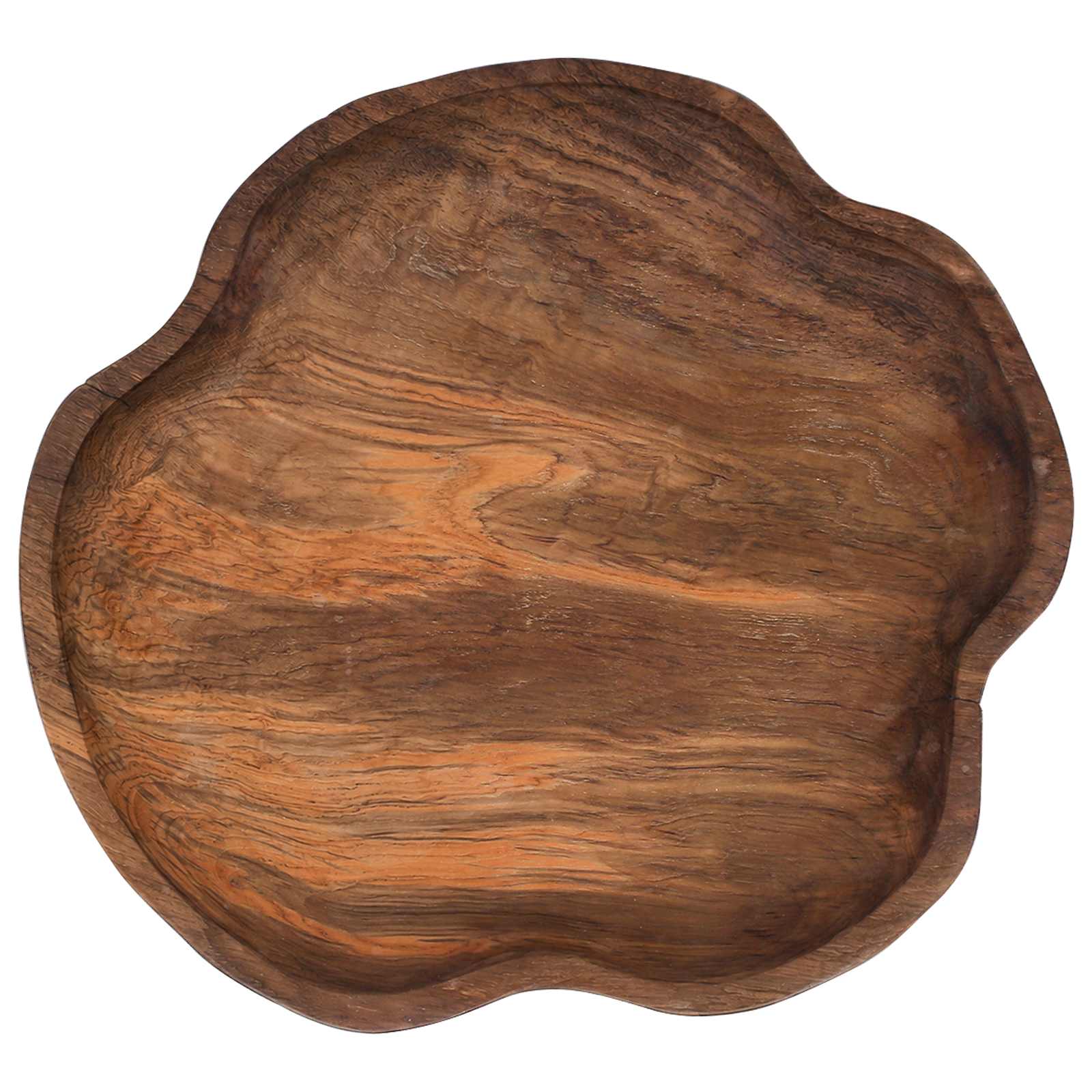 vidaXL Fruit Bowl JEPARA Ø 50 cm Teak Brown Solid Teak Wood 3