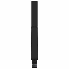 vidaXL Snow Guard Support 6 pcs Black 29.5 x 3 x 34.5 cm Steel 5