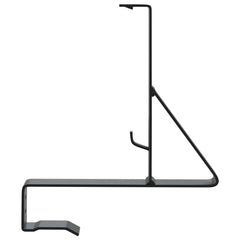 vidaXL Snow Guard Support 6 pcs Black 29.5 x 3 x 34.5 cm Steel 6