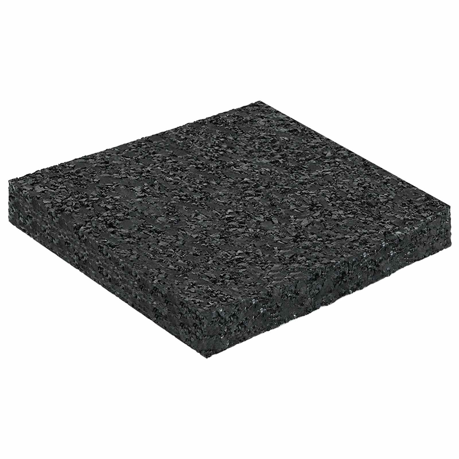 vidaXL Rubber Granulate Patio Pad Black 9 x 9 x 1 cm Rubber 2