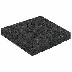 vidaXL Rubber Granulate Patio Pad Black 9 x 9 x 1 cm Rubber 2