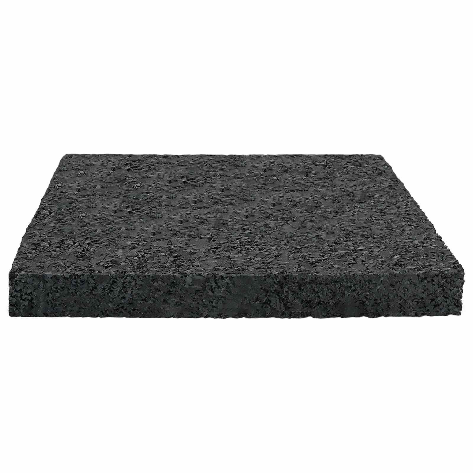 vidaXL Rubber Granulate Patio Pad Black 9 x 9 x 1 cm Rubber 6