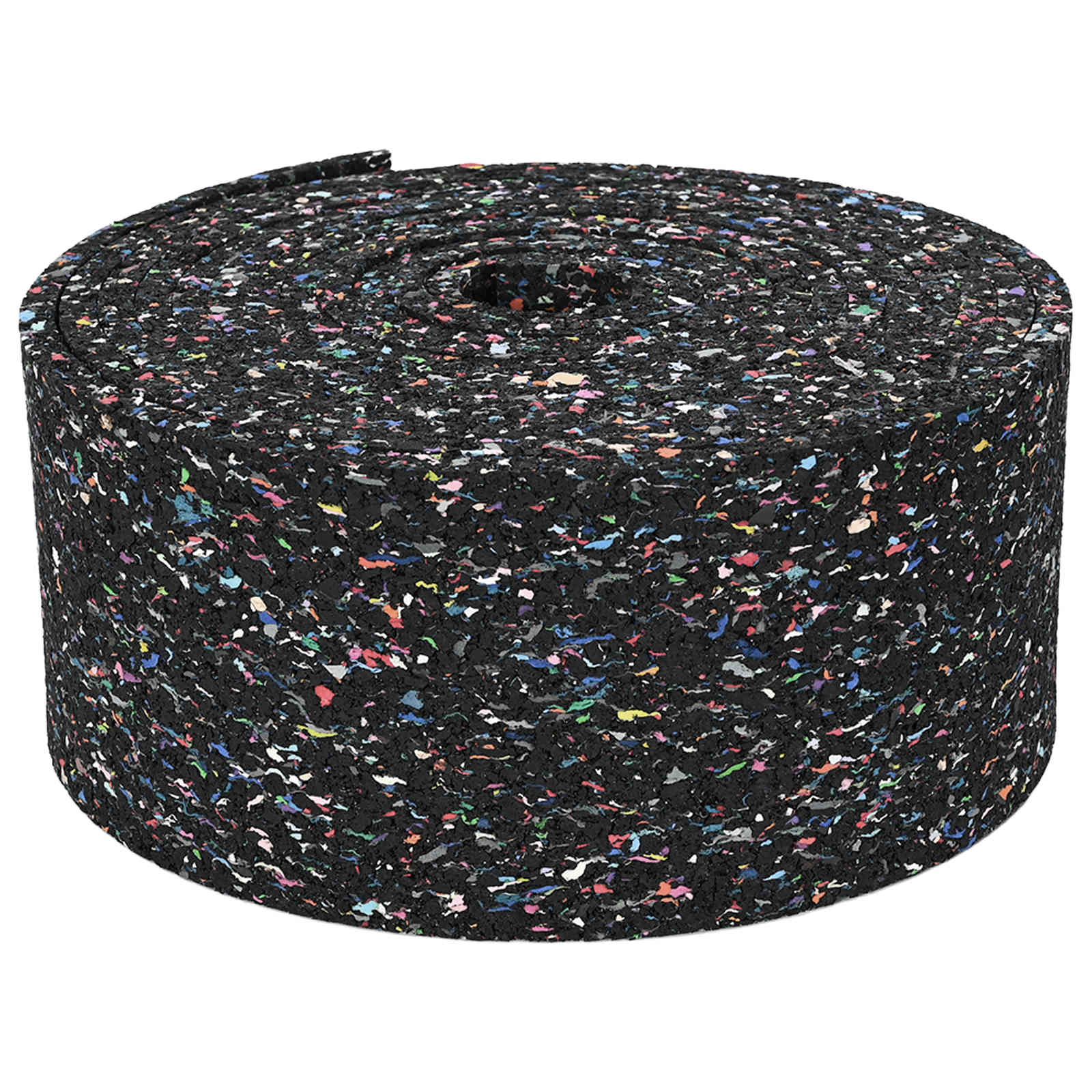 vidaXL Rubber Granulate Roll Black 1000 x 12 x 0.8 cm Rubber 6