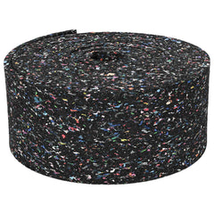 vidaXL Rubber Granulate Roll Black 1000 x 12 x 0.8 cm Rubber 6