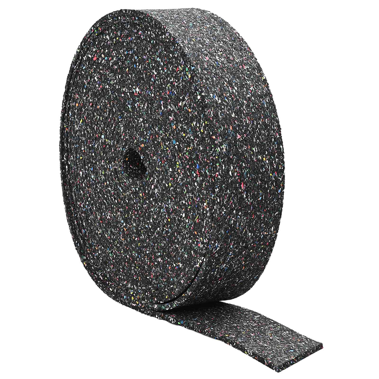 vidaXL Rubber Granulate Roll Black 2000 x 12 x 0.8 cm Rubber 2