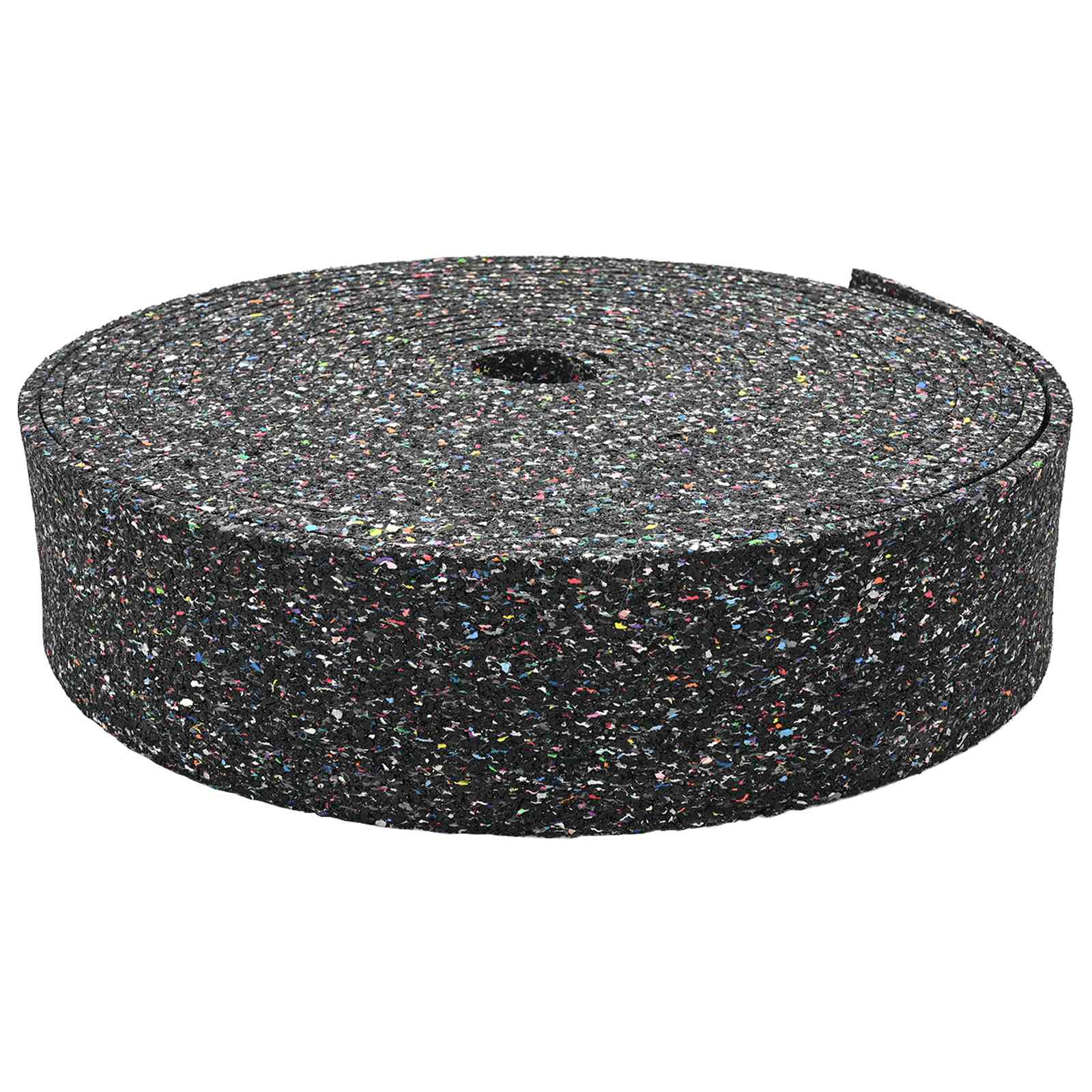 vidaXL Rubber Granulate Roll Black 2000 x 12 x 0.8 cm Rubber 6