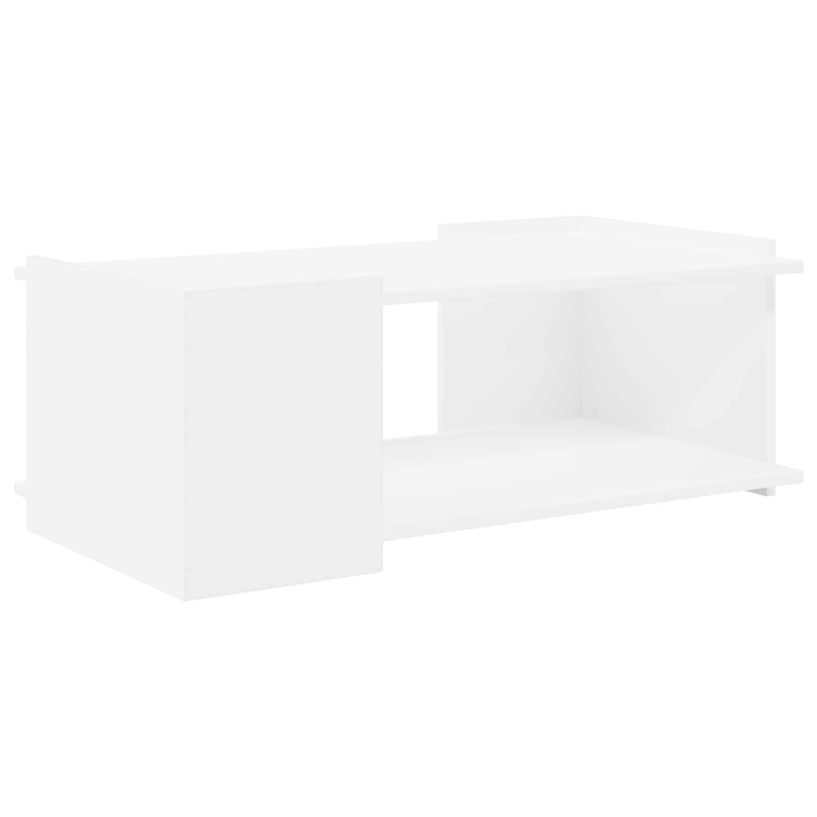 vidaXL Coffee Table White 90 x 50 x 33 cm Engineered Wood 2