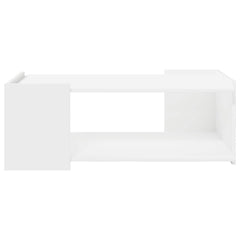 vidaXL Coffee Table White 90 x 50 x 33 cm Engineered Wood 5