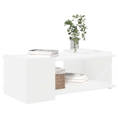 vidaXL Coffee Table White 90 x 50 x 33 cm Engineered Wood 3