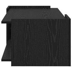 vidaXL Coffee Table Black Oak 90 x 50 x 33 cm Engineered Wood 6