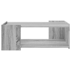 vidaXL Coffee Table Grey Sonoma 90 x 50 x 33 cm Engineered Wood 5