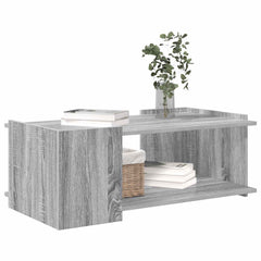 vidaXL Coffee Table Grey Sonoma 90 x 50 x 33 cm Engineered Wood 3