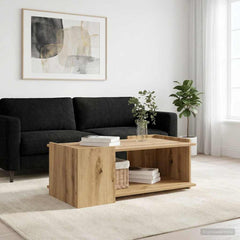 vidaXL Coffee Table Artisan Oak 90 x 50 x 33 cm Engineered Wood 1