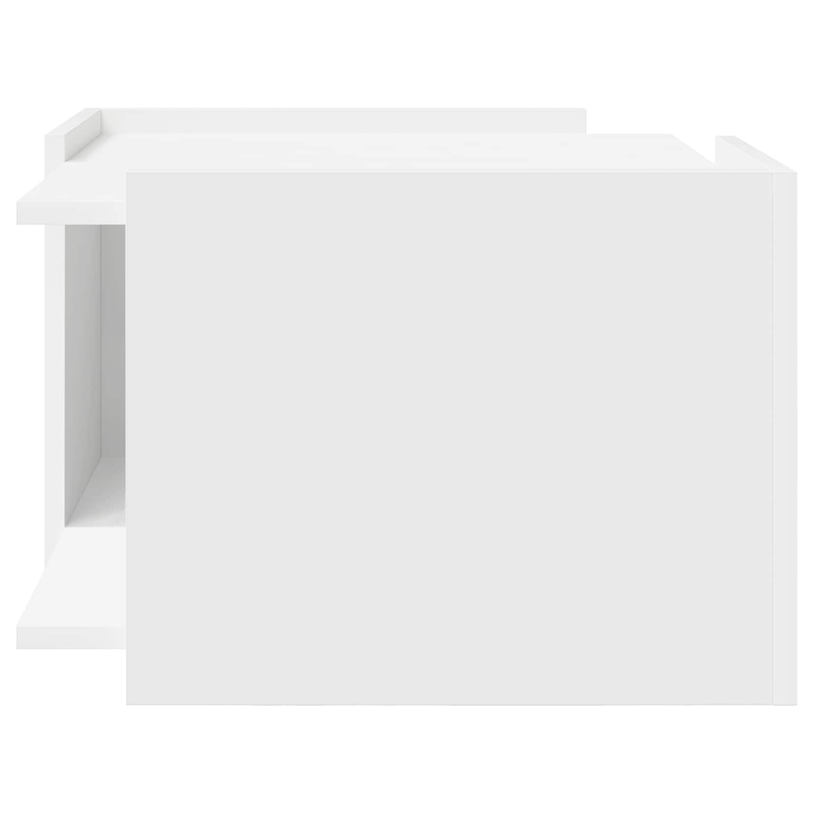 vidaXL Coffee Table White 50.5 x 50 x 33 cm Engineered Wood 6