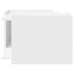 vidaXL Coffee Table White 50.5 x 50 x 33 cm Engineered Wood 6