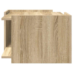 vidaXL Coffee Table Sonoma Oak 50.5 x 50 x 33 cm Engineered Wood 6