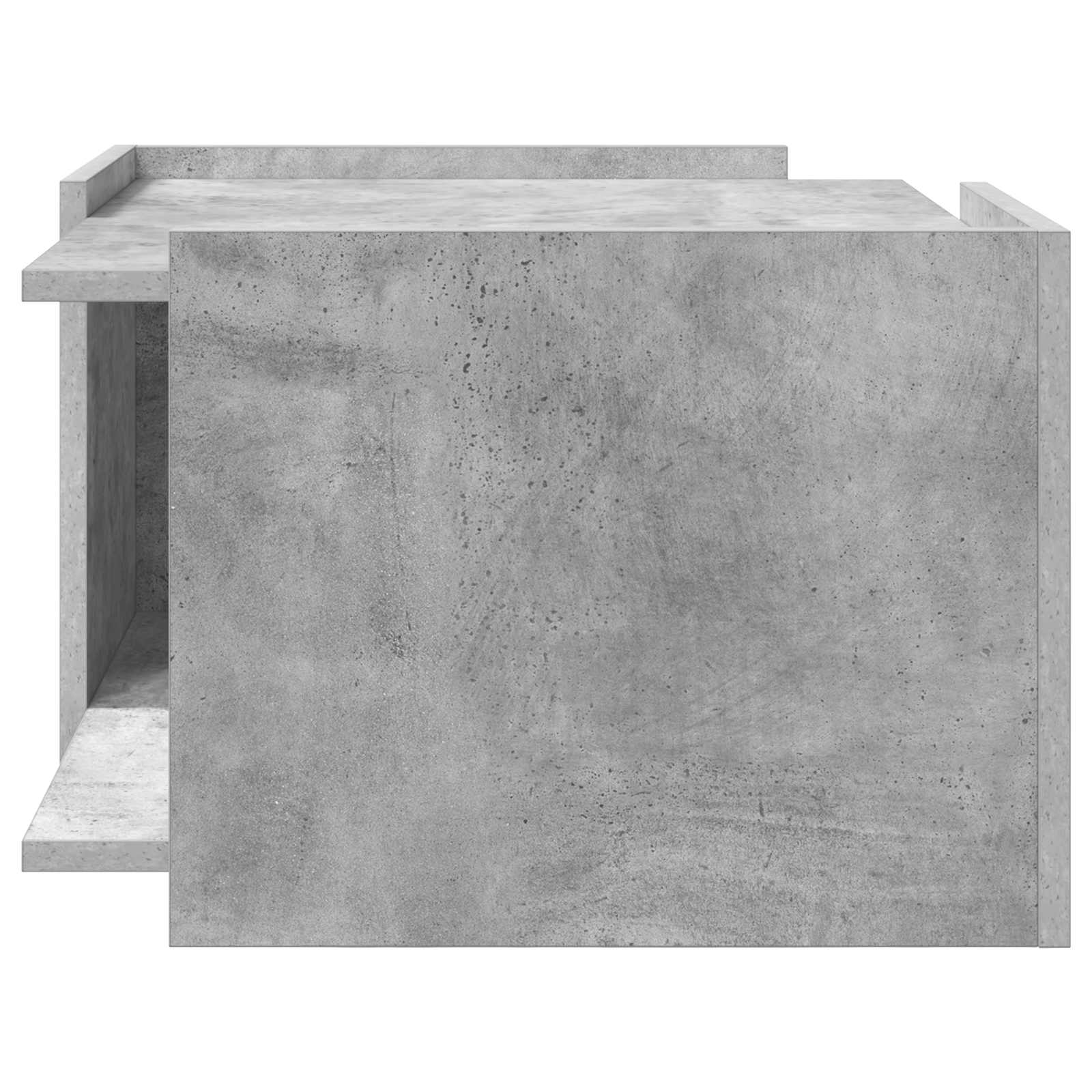 vidaXL Coffee Table Concrete Grey 50.5 x 50 x 33 cm Engineered Wood 6