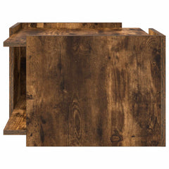 vidaXL Coffee Table Smoked Oak 50.5 x 50 x 33 cm Engineered Wood 6