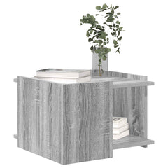 vidaXL Coffee Table Grey Sonoma 50.5 x 50 x 33 cm Engineered Wood 3