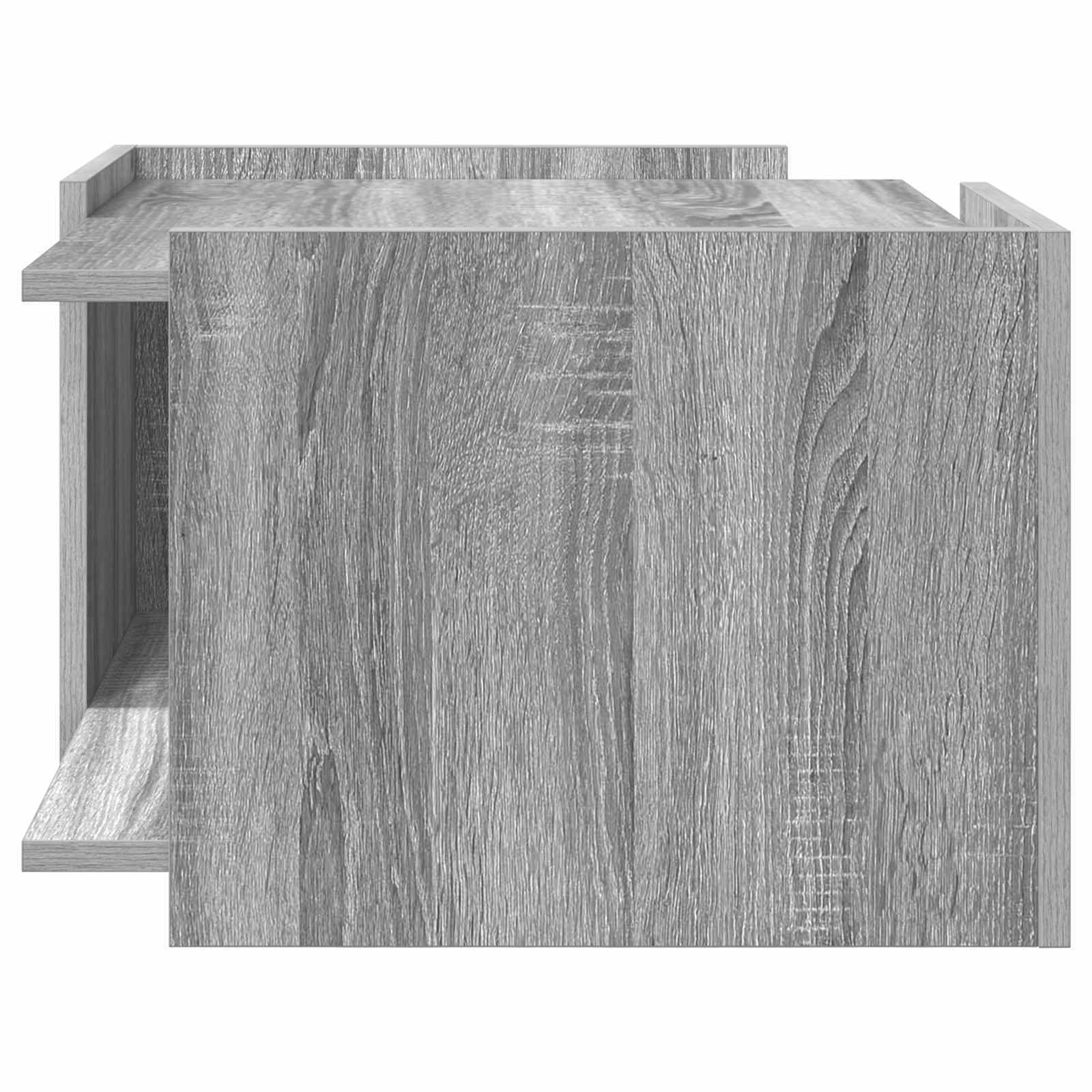 vidaXL Coffee Table Grey Sonoma 50.5 x 50 x 33 cm Engineered Wood 6