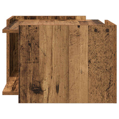 vidaXL Coffee Table Old Wood 50.5 x 50 x 33 cm Engineered Wood 6