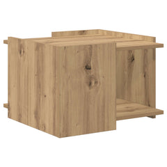 vidaXL Coffee Table Artisan Oak 50.5 x 50 x 33 cm Engineered Wood 2