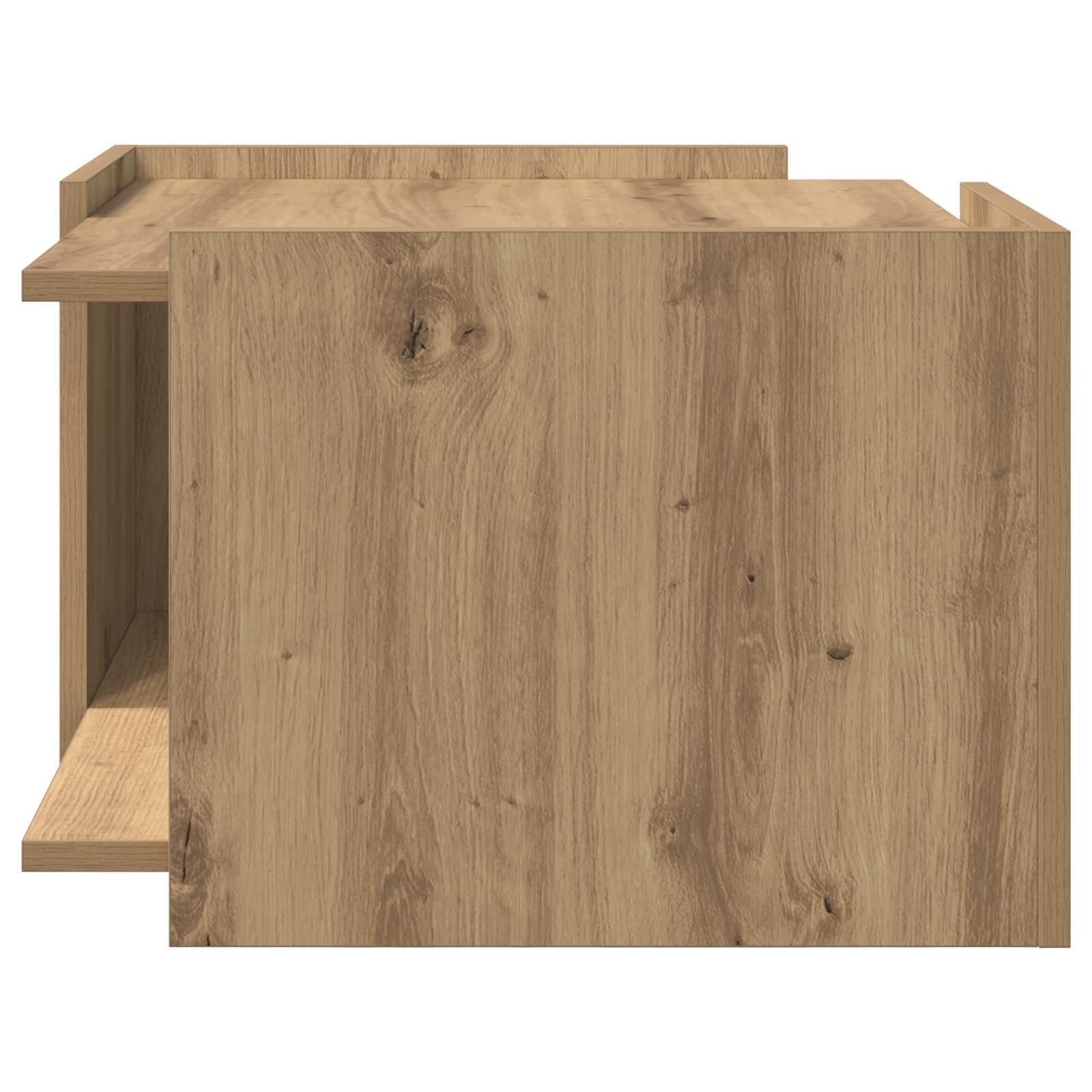 vidaXL Coffee Table Artisan Oak 50.5 x 50 x 33 cm Engineered Wood 6