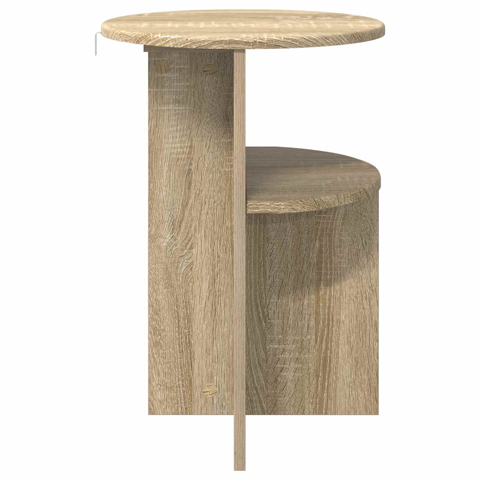 vidaXL Side Table Sonoma Oak Ø 39.5 x 55 cm Engineered Wood 6