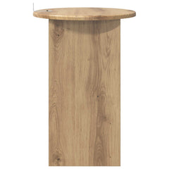 vidaXL Side Table Artisan Oak Ø 39.5 x 55 cm Engineered Wood 6