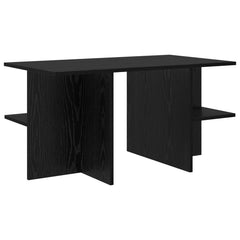 vidaXL Coffee Table Black Oak 87 x 50 x 45 cm Engineered Wood 2