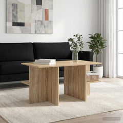 vidaXL Coffee Table Sonoma Oak 87 x 50 x 45 cm Engineered Wood 1