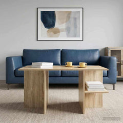 vidaXL Coffee Table Sonoma Oak 87 x 50 x 45 cm Engineered Wood 4