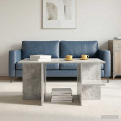 vidaXL Coffee Table Concrete Grey 87 x 50 x 45 cm Engineered Wood 1