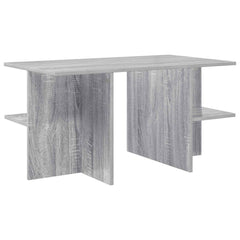 vidaXL Coffee Table Grey Sonoma 87 x 50 x 45 cm Engineered Wood 2