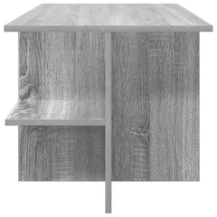 vidaXL Coffee Table Grey Sonoma 87 x 50 x 45 cm Engineered Wood 6
