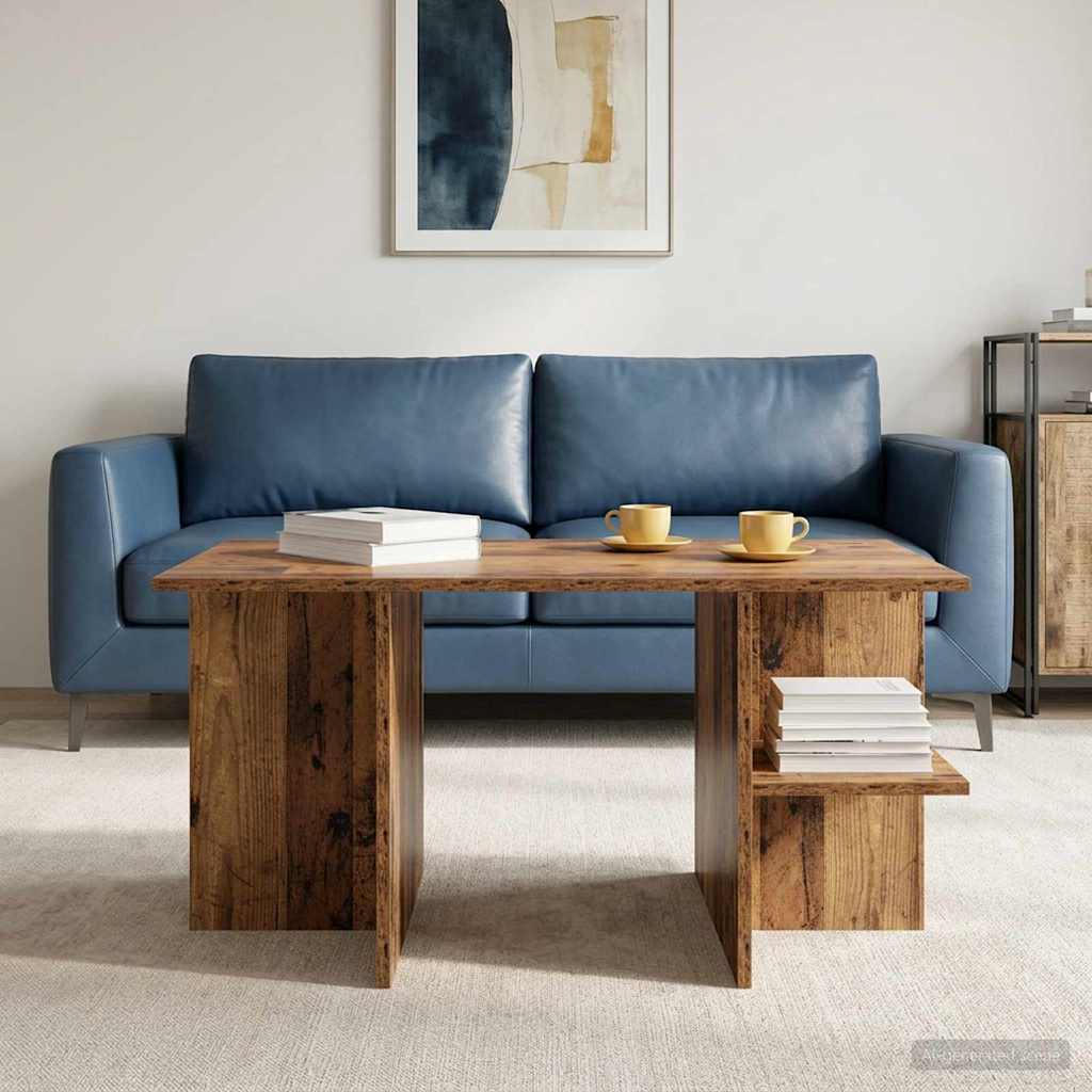 vidaXL Coffee Table Old Wood 87 x 50 x 45 cm Engineered Wood 1
