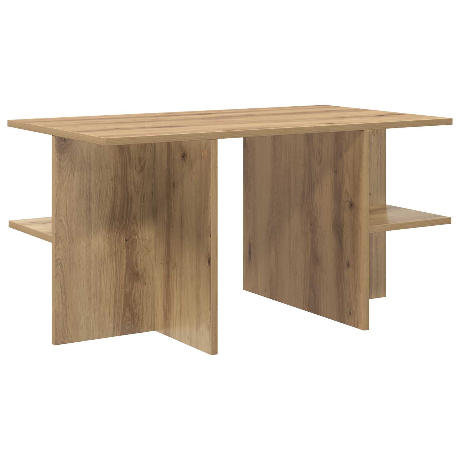 vidaXL Coffee Table Artisan Oak 87 x 50 x 45 cm Engineered Wood 2
