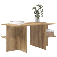 vidaXL Coffee Table Artisan Oak 87 x 50 x 45 cm Engineered Wood 3