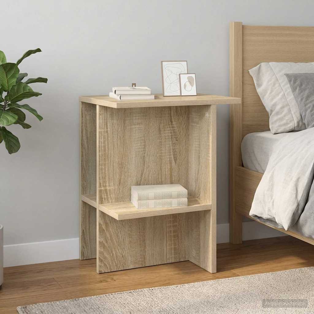Coffee Table 40 x 30 x 49 cm Engineered Wood Sonoma oak 2