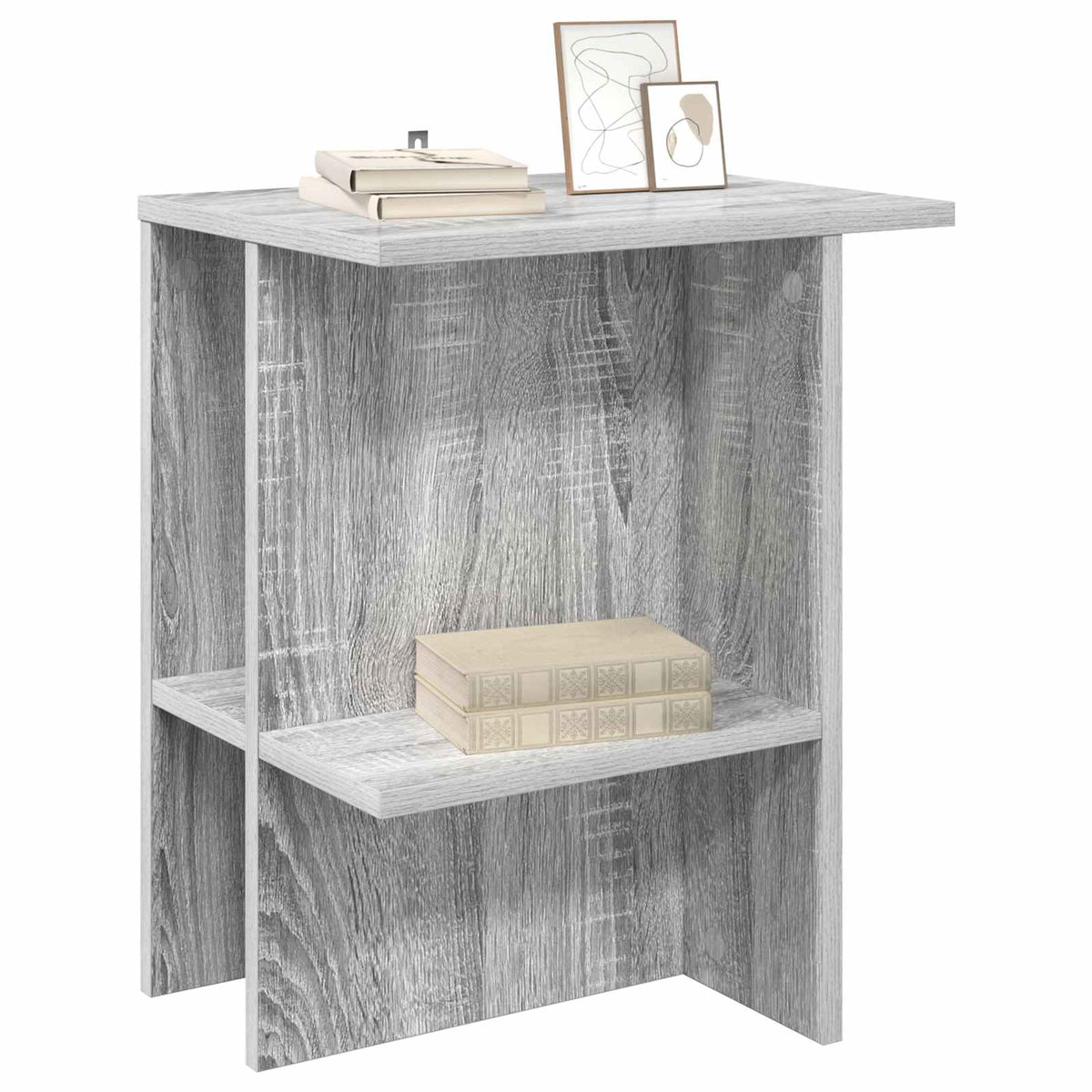 Coffee Table 40 x 30 x 49 cm Engineered Wood Grey sonoma 1