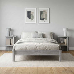Coffee Table 40 x 30 x 49 cm Engineered Wood Grey sonoma 2