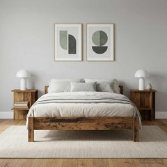 Coffee Table 40 x 30 x 49 cm Engineered Wood Old wood 2